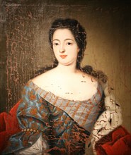 Portrait of Empress Catherine I. (1684-1727), Early 18th cen.. Artist: Anonymous