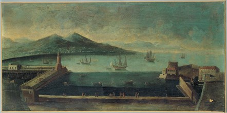 View of Argostoli on the island of Cephalonia, ca 1770-1790. Artist: Anonymous