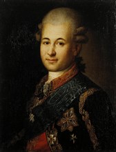 Portrait of Semyon Zorich (1745-1799), the Catherine the Great's Favourite, Late 18th cent.. Artist: Anonymous