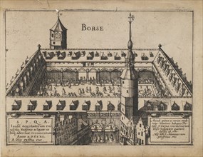 The Old Exchange in Antwerp, Early 17th cen.. Artist: Anonymous