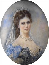 Portrait of Elisabeth of Bavaria, c. 1900. Artist: Anonymous