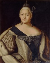 Portrait of Empress Elisabeth (1709-1762), Second Half of the 18th cen.. Artist: Anonymous