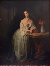 Portrait of Princess Nino Aleksandrovna Griboyedova (née Chavchavadze), Mid of the 19th cen.. Artist: Anonymous