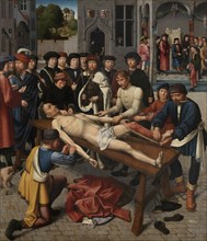 The Flaying of the Corrupt Judge Sisamnes (right panel), 1498. Artist: David, Gerard (ca. 1460-1523)