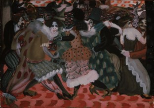 The Stagnation (The modern dance), 1913. Artist: Grigoriev, Boris Dmitryevich (1886-1939)