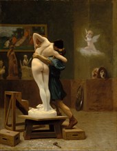 Pygmalion and Galatea, c. 1890. Artist: Gerôme, Jean-Léon (1824-1904)