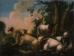 Repose of Herd. Artist: Roos, Philipp Peter (1651-1705)