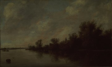 River view, 1631. Artist: Ruisdael, Salomon Jacobsz, van (1600/3-1670)