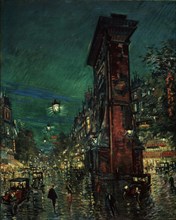 Paris, Porte Saint-Denis, 1923-1939. Artist: Korovin, Konstantin Alexeyevich (1861-1939)