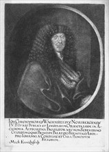 Portrait of Johann Christoph Wagenseil (1633-1705), End of 17th cen.. Artist: Fenitzer (Fennitzer), Georg (1646-1722)
