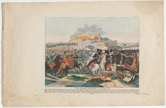 The Battle of Eckau on 19 July 1812. Artist: Campe, August Friedrich Andreas (1777-1846)