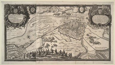 The Siege of Riga by the Russian Army under Tsar Alexei Mikhailovich in 1656, 1656. Artist: Pérelle, Adam (1638-1695)