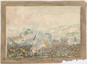 The battle near Provadia on May 1829, 1829. Artist: Anonymous