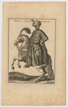 Suleiman II (1642-1691), Sultan of the Ottoman Empire, 1710. Artist: Wiegel, Christoph (1654-1725)