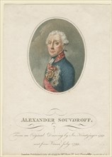 Portrait of Field Marshal Generalissimo Prince Alexander Suvorov (1729?1800), 1799. Artist: Kreuzinger, Josef (1757-1829)