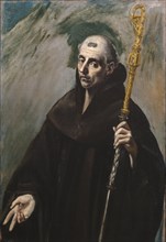 Saint Benedict of Nursia, 1577-1579. Artist: El Greco, Dominico (1541-1614)