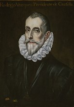 Portrait of Rodrigo Vázquez de Arce, First third of 17th cen.. Artist: El Greco, Dominico (1541-1614)