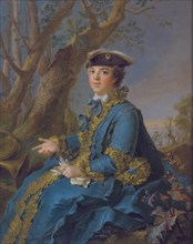 Louise Élisabeth of France (1727-1759), Duchess of Parma, 1760. Artist: Nattier, Jean-Marc (1685-1766)