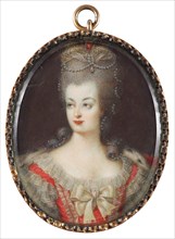 Portrait of Queen Marie Antoinette of France (1755-1793), Mid of the 18th cen.. Artist: Anonymous