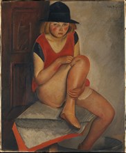 The Model, ca 1926. Artist: Grigoriev, Boris Dmitryevich (1886-1939)