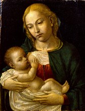 Madonna del Latte, ca 1485. Artist: Bergognone, Ambrogio (1453-1523)