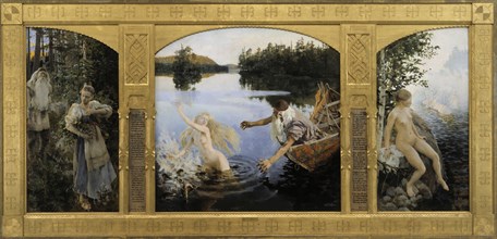 The Aino Triptych, 1891. Artist: Gallen-Kallela, Akseli (1865-1931)