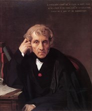 Portrait of the composer Luigi Cherubini (1760-1842), 1841. Artist: Ingres, Jean Auguste Dominique (1780-1867)