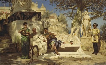 The patrician's siesta, 1881. Artist: Siemiradzki, Henryk (1843-1902)