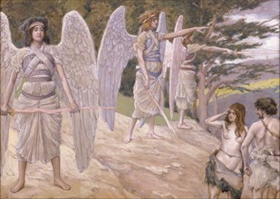 Adam and Eve Driven From Paradise, 1896-1902. Artist: Tissot, James Jacques Joseph (1836-1902)