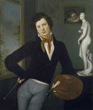 Self-Portrait, 1815-1816. Artist: Oppenheim, Moritz Daniel (1800-1882)