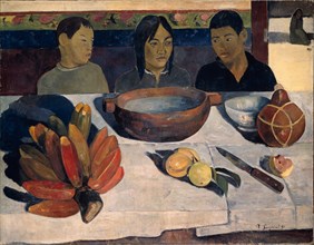 The Meal (Bananas), 1891. Artist: Gauguin, Paul Eugéne Henri (1848-1903)