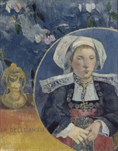 The Beautiful Angèle, 1889. Artist: Gauguin, Paul Eugéne Henri (1848-1903)