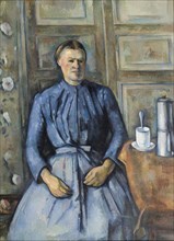 Woman with a Coffeepot, c. 1895. Artist: Cézanne, Paul (1839-1906)