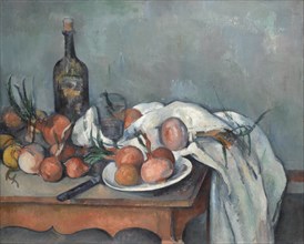Still Life with Onions, 1896-1898. Artist: Cézanne, Paul (1839-1906)