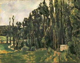 Poplars, 1879-1880. Artist: Cézanne, Paul (1839-1906)