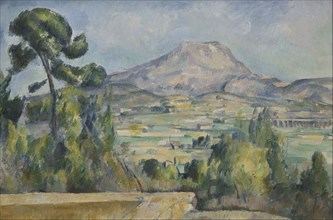 Montagne Sainte-Victoire, c. 1890. Artist: Cézanne, Paul (1839-1906)