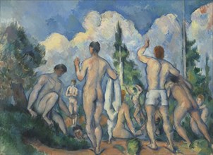 Bathers, c. 1890. Artist: Cézanne, Paul (1839-1906)