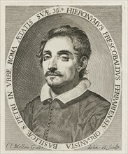 Portrait of the composer Girolamo Frescobaldi (1583-1643), 1634. Artist: Mellan, Claude (1598-1688)