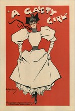 Poster for the musical comedy A Gaiety Girl by Sidney Jones, 1895. Artist: Hardy, Dudley (1866-1922)