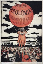 Poster for the Potolowsky Glove Manufacturer, 1897. Artist: Orlik, Emil (1870?1932)