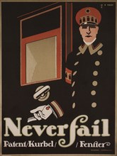 Never fail windows, 1911. Artist: Erdt, Hans Rudi (1883-1925)