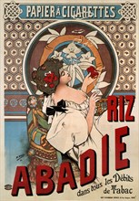 Advertising Poster for the tissue paper Abadie, 1898. Artist: Gray (Boulanger), Henri (1858-1924)