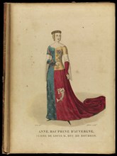 Anne of Auvergne (1358-1417), Countess of Forez and Duchess of Bourbon, Late 18th cent.. Artist: Gatine, Georges Jacques (1773-1831)