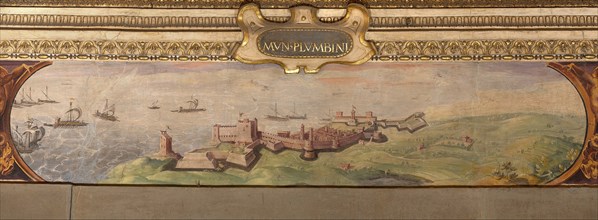 View of Piombino, 1557-1558. Artist: Vasari, Giorgio (1511-1574)
