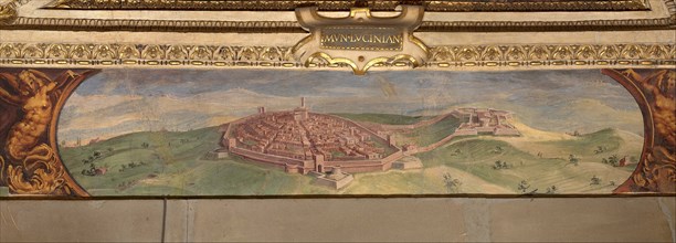 View of Lucignano, 1557-1558. Artist: Vasari, Giorgio (1511-1574)