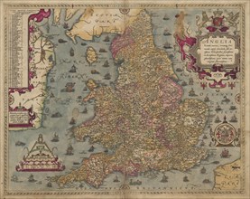 Anglia: England and Wales, 1579. Artist: Saxton, Christopher (ca 1540-ca 1610)