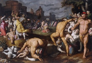 The Massacre of the Innocents, 1590. Artist: Haarlem, Cornelis Cornelisz., van (1562-1638)