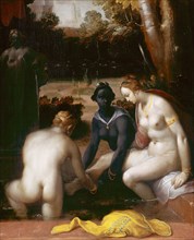 Bathsheba bathing, 1594. Artist: Haarlem, Cornelis Cornelisz., van (1562-1638)