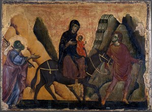 The Flight into Egypt, c. 1280. Artist: Guido da Siena (active between 1260 and 1290)