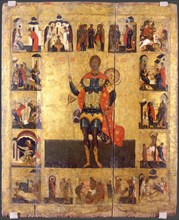 Saint Nicetas the Goth, 16th century. Artist: Russian icon